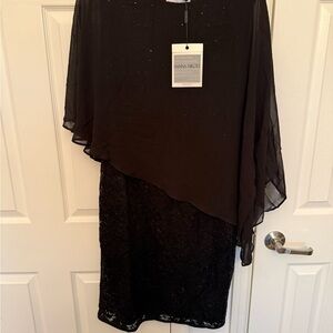 Hanna Nicole Black Midi Dress